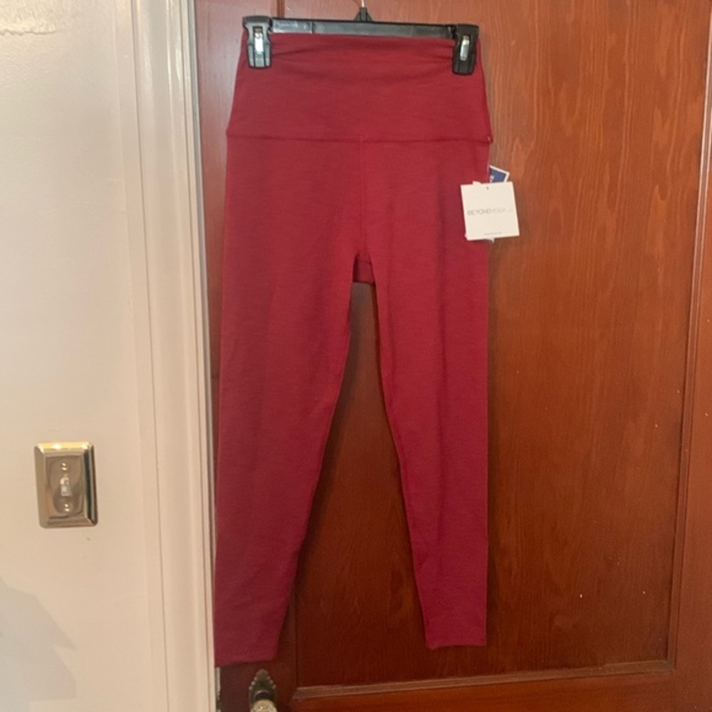 Beyond Yoga Red Leggings